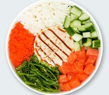 Поке с лососем