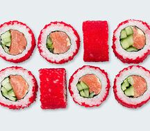 Калифорния с лососем