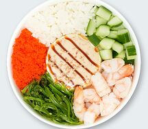 Поке с креветками