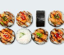 Запеченный Дары Моря