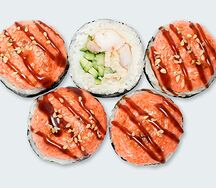 Запеченный ролл Гранд с креветкой