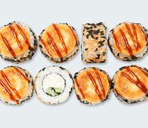 Запеченная Калифорния в кунжуте