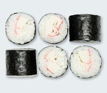 Маки с крабом