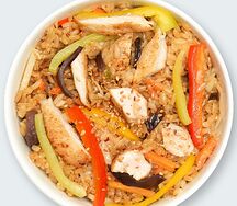 Рис с курицей