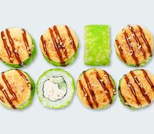 Запеченный ролл Сырный с крабом