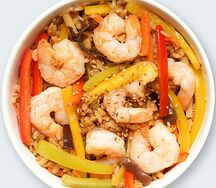 Рис с креветкой