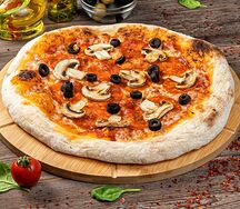 Пицца Домашняя на тонком тесте