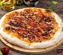 Пицца Барбекю на тонком тесте