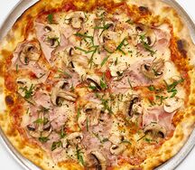 Мини-пицца Ветчина и грибы