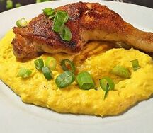 Пюре с курицей