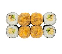 Запечённый острый с окунем