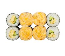 Запечённый острый с креветками