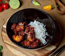 Пряный цыпленок каннам кунг