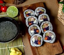 Кимпаб с запеченной свининой