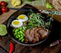 Сёю Рамен с говядиной