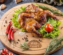 Курица на углях