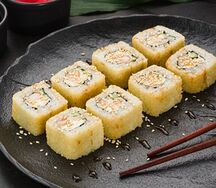 Сливочная креветка темпура