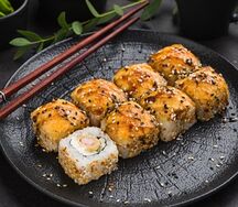 Ролл запечённый с креветкой