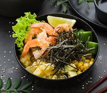 Поке с креветками