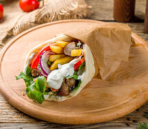 Гирос в пите со свининой