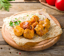 Шашлык из куриного филе