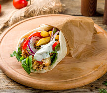 Гирос в пите с курицей