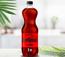 Добрый Кола без сахара 1л