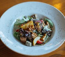 Салат с телячьим языком