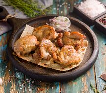 Шашлык из куриных бёдрышек