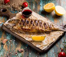 Форель на мангале