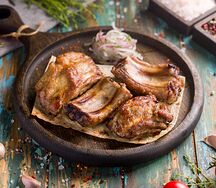 Шашлык из свиных рёбер