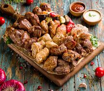 Ассорти Мякоть с овощами