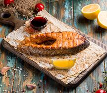 Стейк из семги