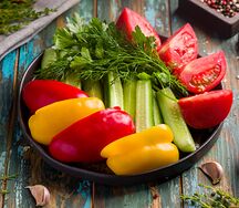 Овощная тарелка