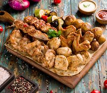 Ассорти курицы с овощами