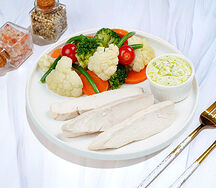 Курица су-вид с овощами