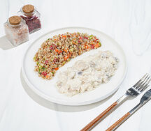 Фрикасе куриное с гречкой