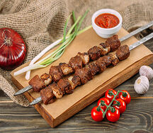 Шашлык из баранины с курдюком