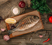 Шашлык из рыбы дорадо 