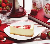 Чизкейк клубничный