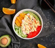 Поке с креветками