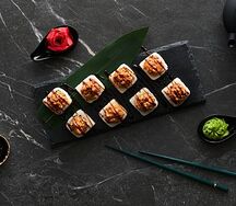 Унаги с миндалем