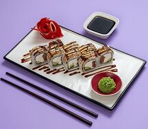 Ролл Канада с лососем