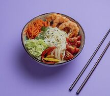 Рамен с креветками