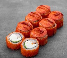 Запеченный ролл с курицей