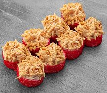 Запеченный ролл с крабом