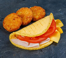 Маг завтрак с ветчиной