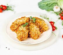 Голубцы ленивые в томатно-овощном соусе