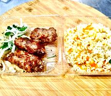 Рис и люля из курицы