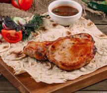 Шашлык из свиной корейки